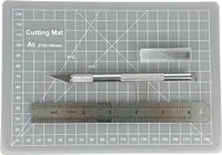 Pebaro Cutter-Set mit Messer, Schneidematte, Lineal, 5 Ersatzklingen, 17MAT