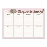 Pusheen - Planner Tygodniowy Na Biurko Z Kolekcji Rose 54 Kartki