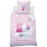 Peppa Pig Bettbezug, Dream - 140 x 200 + 63 x 63 cm - Baumwolle