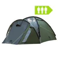 Campingzelt Peme Climate 3 mit Tragetasche - Schnellaufbauzelt mit Innentaschen & Lampenhalter für 3 Personen