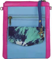 Sunsa Kleine Umhängetasche. Leder Damen Schultertasche. Ledertasche 91628