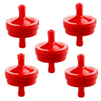 5 X Kraftstofffilter Benzinfilter rot 125 Mikrometer Briggs 48057-02 14359 425240