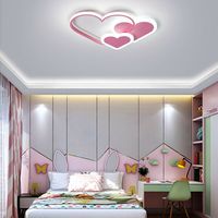 Herzförmige Deckenleuchte Deckenlampe Schlafzimmer Kinderzimmer Mit Fernbedienun 