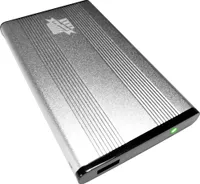 Externes USB 3.0 Gehäuse aus Aluminium für 2,5 Zoll Festplatten SATA HDD und SSD, HipDisk
