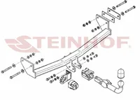 Z546801 Anhängerkupplung passend für JEEP Patriot 2007-2011 abnehmbar