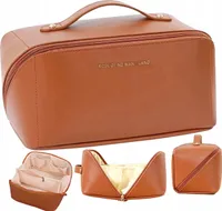 Elegante Kosmetiktasche - Perfekter Organizer für Ihre Schönheitspflege - Jetzt mit Ökoleder und intelligentem Design!