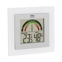 TFA - Digitales Thermo-Hygrometer 30.5023 - silber/transparent