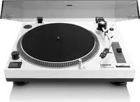 Lenco L-3810WH - Plattenspieler mit Direktantrieb - Pitch Control - USB/PC-Encoding -  Weiss