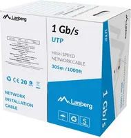 Lanberg Lan Utp 1Gb/S 305M Drát Cca Šedý