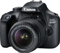 Canon EOS 4000D Kit - Spiegelreflexkamera - 18 MP - Display: 6,86 cm/2,7" TFT - Schwarz