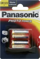 1x2 Panasonic Photo CR 123 A Lithium