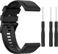 INF Remienok na hodinky Garmin Fenix 7/6/5 Black