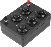 Nastavitelný dekádový odpor,Dekádový odpor Box,0-9999.9 Ohm Variabilní odpor Box,Variabilní desetinný odpor Box,Laboratorní odpor Substituce Box,Odpor Box