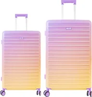 Aga Travel Sada cestovních kufrů MR4673 Žlutá/Fialová