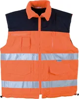 TERRAX Bekleidung Warnbau-Weste orange Größe