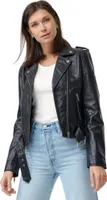 Tazzio Damen Lederjacke F508 (Schwarz, M)