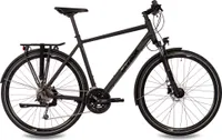 Airtracks Herren Trekking Fahrrad 28 Zoll TR.2855 Deore 27 Gang M592 SGS Schwarz 60cm für Körpergröße 185-195cm