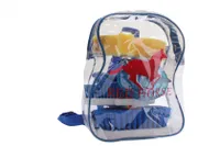 pflegeset für Pferde im Rucksack blau 8-teilig