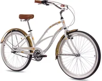 26 Zoll Beachcruiser Damenrad CHRISSON SANDY 3G SHIMANO Nexus weiß gold