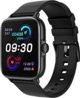Herren-Smartwatch mit Anruffunktion, mit Blutdruckmessgerät,Fitness-Tracker,Schrittzähler, Herzfrequenzmesser,Aktivitätstracker, Schwarz Android/IOS