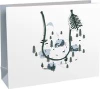Clairefontaine Weihnachts-Geschenktüte "Winter" groß