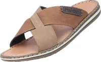 Rieker Herren Leder Pantolette Braun