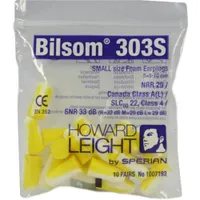 Howard Leight Bilsom 303 Gehörschutzstöpsel Gr. S, 20 St. Ohrstöpsel