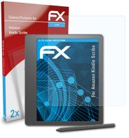 atFoliX FX-Clear 2x Schutzfolie kompatibel mit Amazon Kindle Scribe Displayschutzfolie