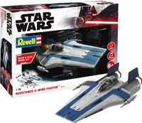 Revell 06773 Star Wars Resistance A - Wing Fighter Raumschiff, Licht und Sound, Build &Play Model Kit, 25 Teile, Mehrfarbig 22 cm