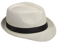 Panama Hut Fedora Strohhut Champagner 60