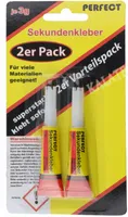 PERFECT 2x3 gramová tuba superlepidla Super lepidlo Univerzální lepidlo Speciální lepidlo Power glue