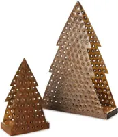 Teelichthalter Tannenbaum 25cm - Weihnachtsdeko