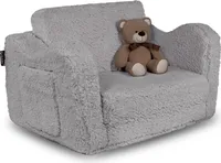 Vicco Kindersessel Conni, 60 x 36 cm ausklappbar, Grau
