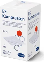 ES-Kompressen unsteril 10 x 10 cm 8-fach 100 Stück