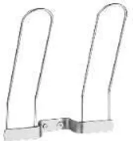 SCHACHERMAYER Schuhablage 1 Paar Schuhe, 125mm Breit, 10x12,5x17cm, silber, 10-19018