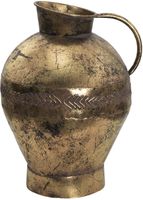 Clayre & Eef Vase 27x23x34 cm Kupferfarbig Metall Rund