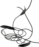 Dastal Wandblumenbeet 46 cm schwarz