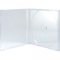 100 DVD CD Hüllen Jewelcase transparent