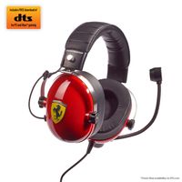 Thrustmaster T.Racing Scuderia Ferrari Edition-DTS – Gaming-Headset für Renn-Simulationen für PC/PS4/Xbox One/Nintendo Switch