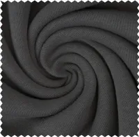 Wintersweat Meterware uni dunkelgrau, Sweatshirt Stoff, Baumwoll Sweat *Ab 50cm