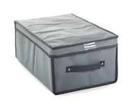Verk 01321 Úložná krabice s odklápěcím víkem 45x30x20cm šedá