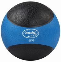 Medizinball zweifarbiger Gewichtsball 2 KG Gewicht Ø 19,5 cm pflegeleichte robuste Gummi-Hülle