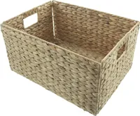 Aufbewahrungskorb Wasserhyazinthe groß 40x30cm faltbar