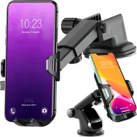 Handyhalter Auto Handyhalterung 360°Drehbar Lüftung KFZ Halterung 4,5–6,5 Zoll Saugnapf Smartphone Amaturenbrett Samsung LG iPhone Huawei Xiaomi Retoo