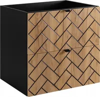 RODAN | Toaletní stolek 60 cm - Hnědý mat - Koupelnové skříňky - Koupelnový nábytek - Toaletní stolky - Bez horní desky
