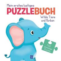 Mein erstes lustiges Puzzlebuch - Wilde Tiere und Farben: Bilderbuch