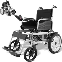 VEVOR motorový invalidní vozík pro seniory, nosnost 120 kg, šířka 444,50 mm, skládací motorový vozík s motorem, dojezd až 20 km, motorový vozík do každého terénu, nastavitelná opěrka zad