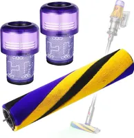 V12 Bürste für  V12 Detect Slim Absolute Bürstenwalze Bürsten, Staubsauger Rolle Ersatzteile, Softwalzen Bodendüse Zubehör mit HEPA Filter