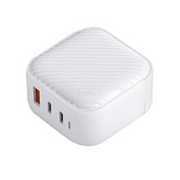 Uniq Verge Pro 66W GAN USB-C nástenná nabíjačka (EÚ) - CLOUD (BIELA)