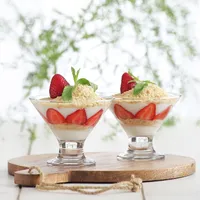LAV 3-teiliges Dessertschalen Set aus Glas , 165ml aus Hochwertigem Glas